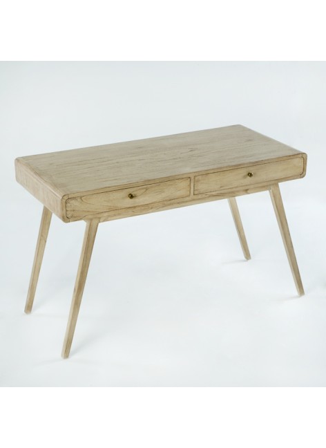 Escritorio MADERA BLANCO VELADO 120x55x76 Ref. 457/76375/08 Thai Natura