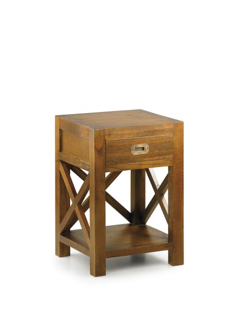 Mesita Star Cruz 1 Cajón 40x40x60 2