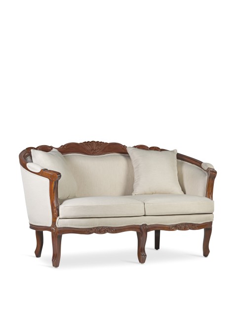 Sofá Vintage Louis Honey 2 Plazas Con Cojín 160x75x90cm Ref. 1046/30861 Moycor.