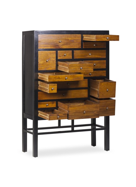 Cajonera 18 Cajones Negra...