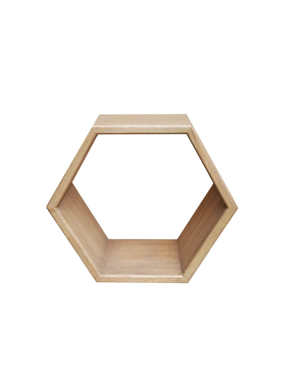 Estante Scandi Hexagonal 40x25x40cm