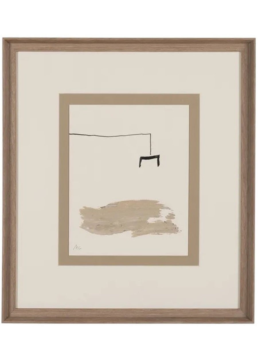 Set Lamp Cristal y Madera 44x50 cm