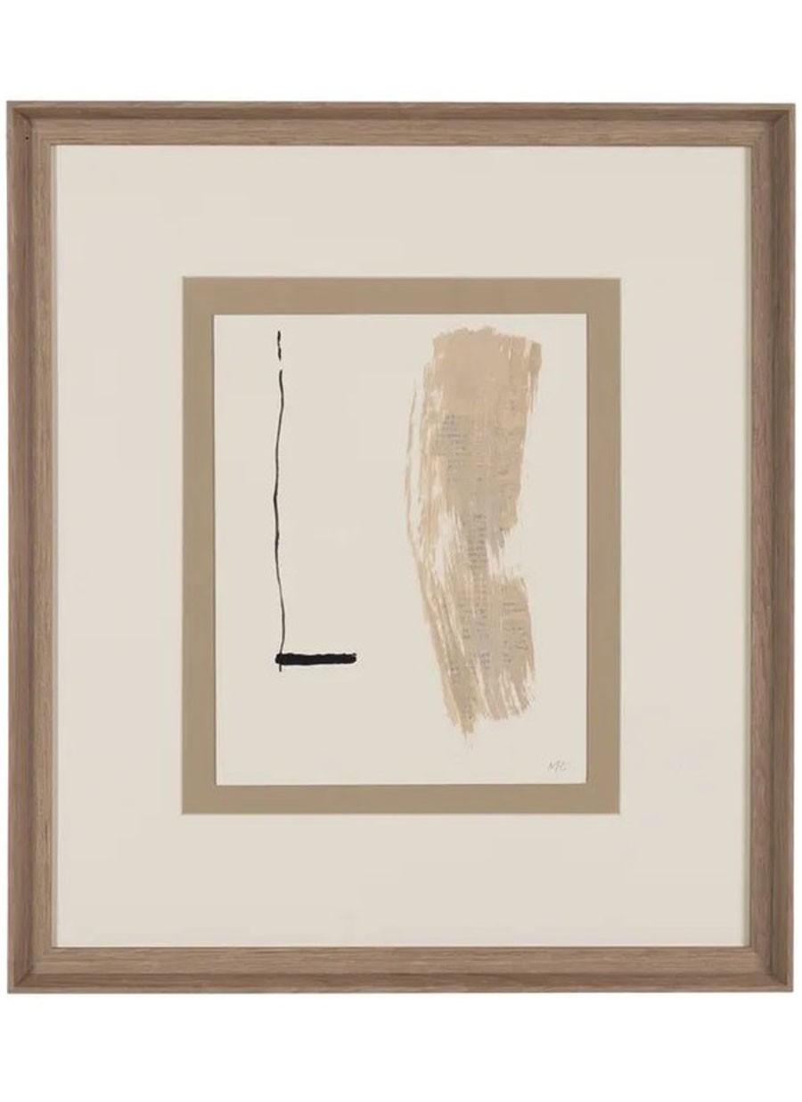 Set Lamp Cristal y Madera 44x50 cm