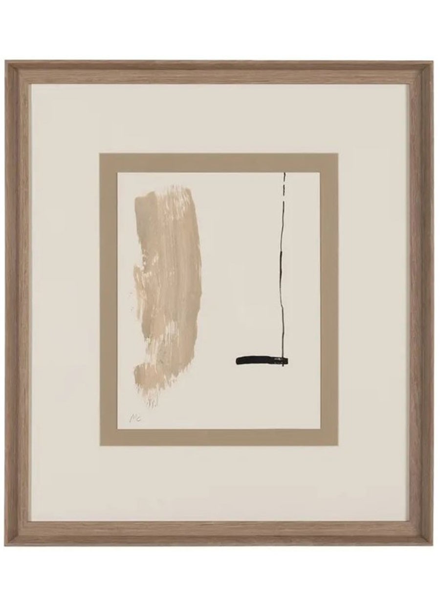 Set Lamp Cristal y Madera 44x50 cm