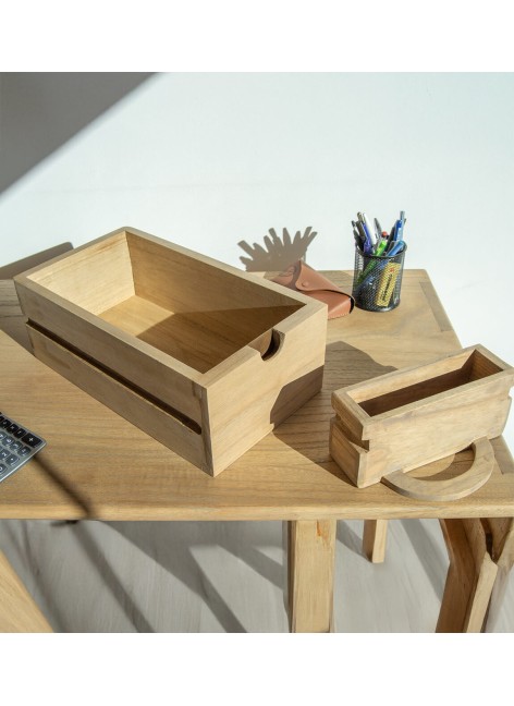 Escritorio Scandi 2 Cajones 120x55x76cm 2