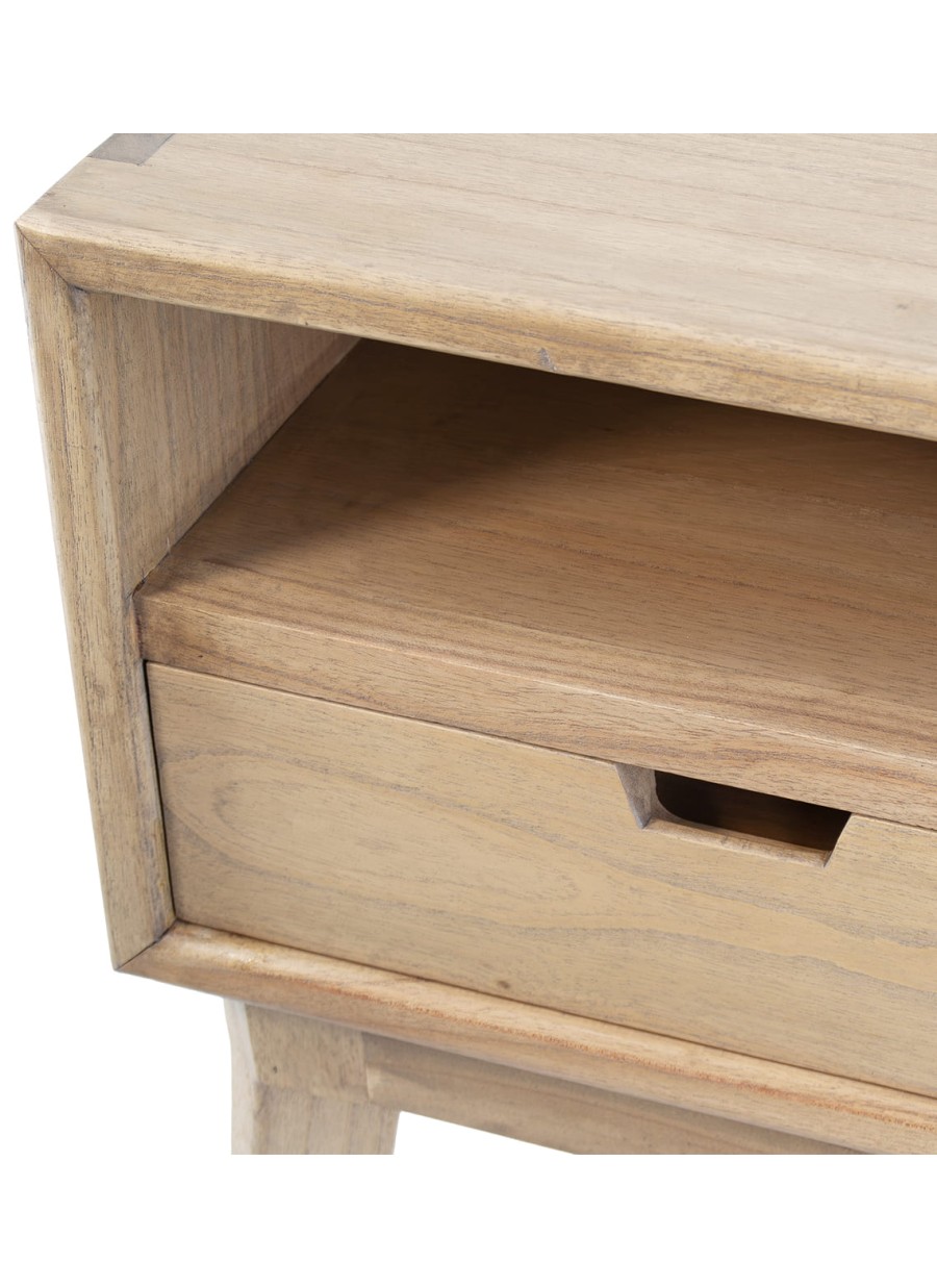 Mesita Scandi 1 Cajón 1 Hueco 45x40x55cm