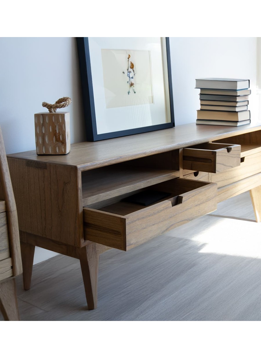 Mueble TV Scandi 4 Cajones 2 Huecos...