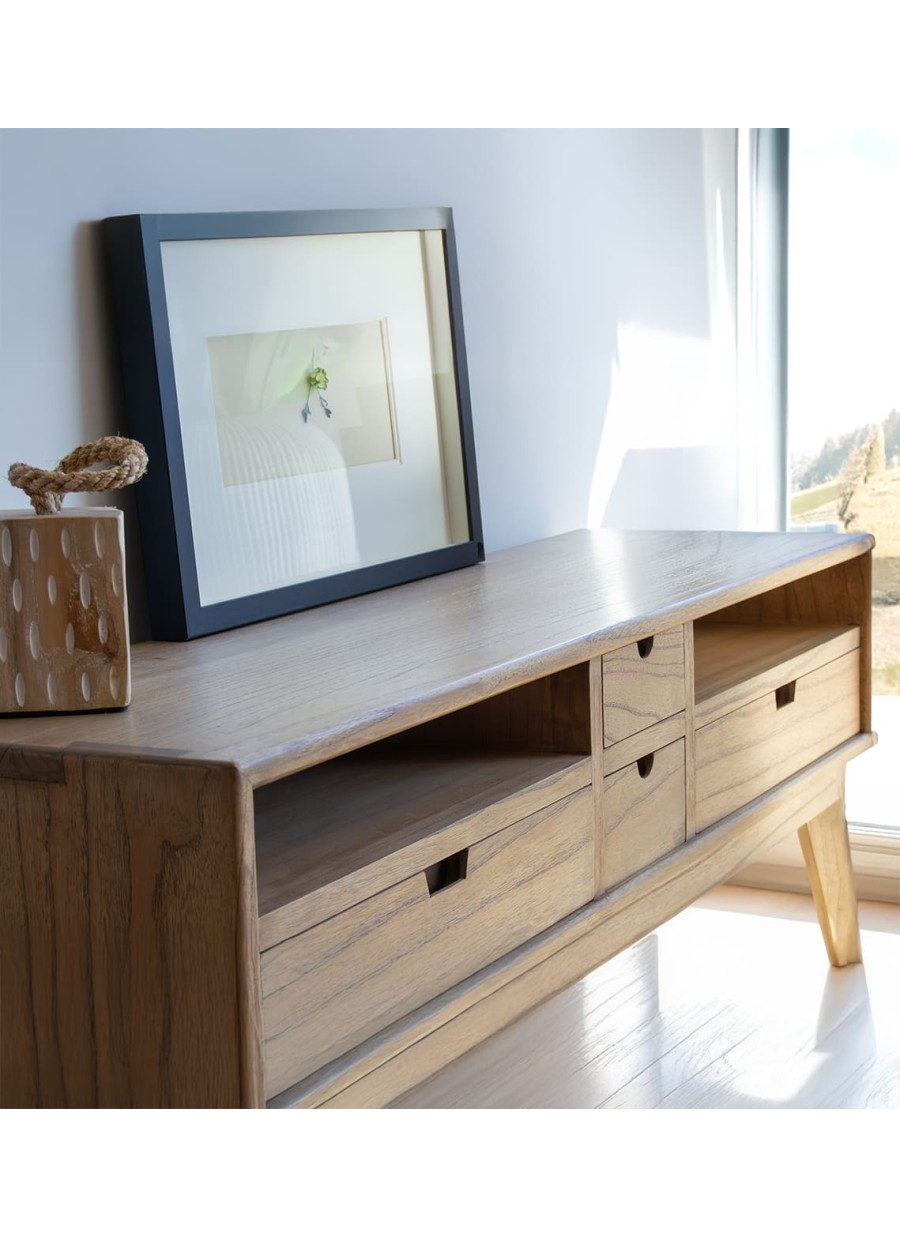 Mueble TV Scandi 4 Cajones 2 Huecos...