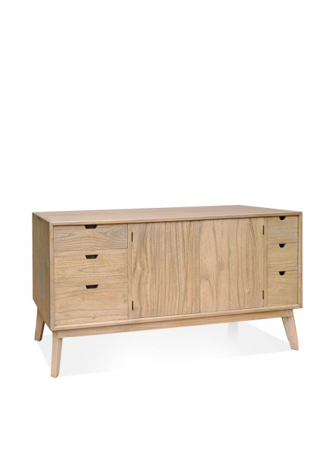 Buffet Scandi 6 Cajones 2 Puertas 160x45x84cm Ref. 1046/318011Moycor. 2