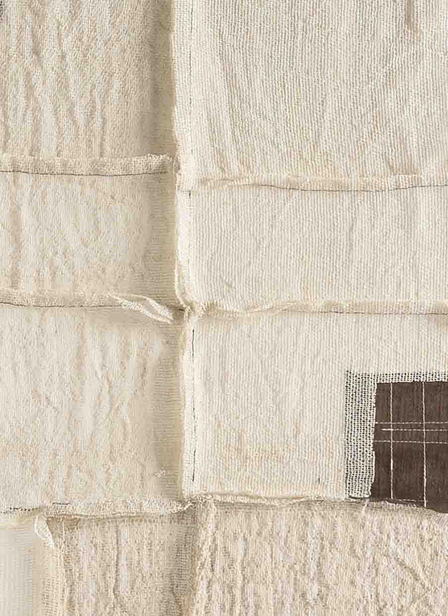 Cuadro Abstracto Costuras 80x100 