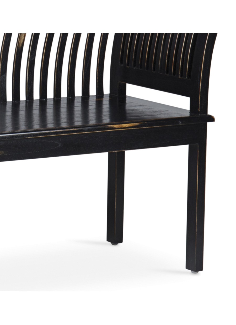 Banco Kartini Negro 2 Plazas...