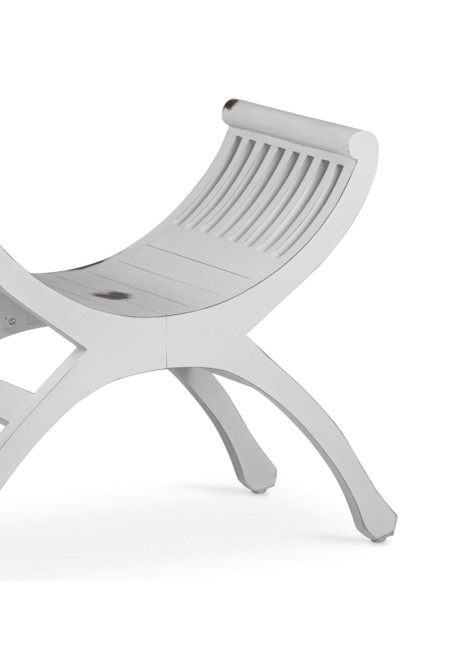 Banco Yuyu Blanco 1 plaza 62x35x60 Ref. 1046/39014BMoycor 2