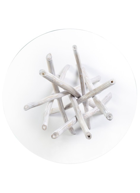 Mesa Auxiliar Erosi Blanqueada 50x50x50cm Ref. 1046/50072Moycor. 2