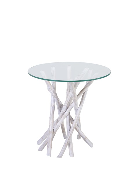 Mesa Auxiliar Erosi Blanqueada 50x50x50cm Ref. 1046/50072Moycor.