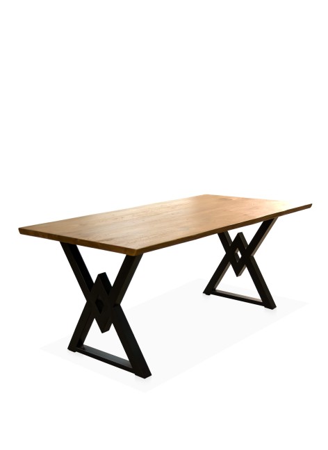 Mesa Teka Maciza Patas Rombo 176x92x77cm Ref. 1046/610011Moycor.