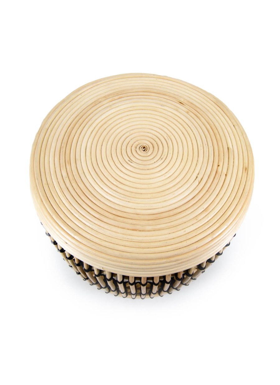 Mesa Centro Rattan Bicolor 46Øx45cm 