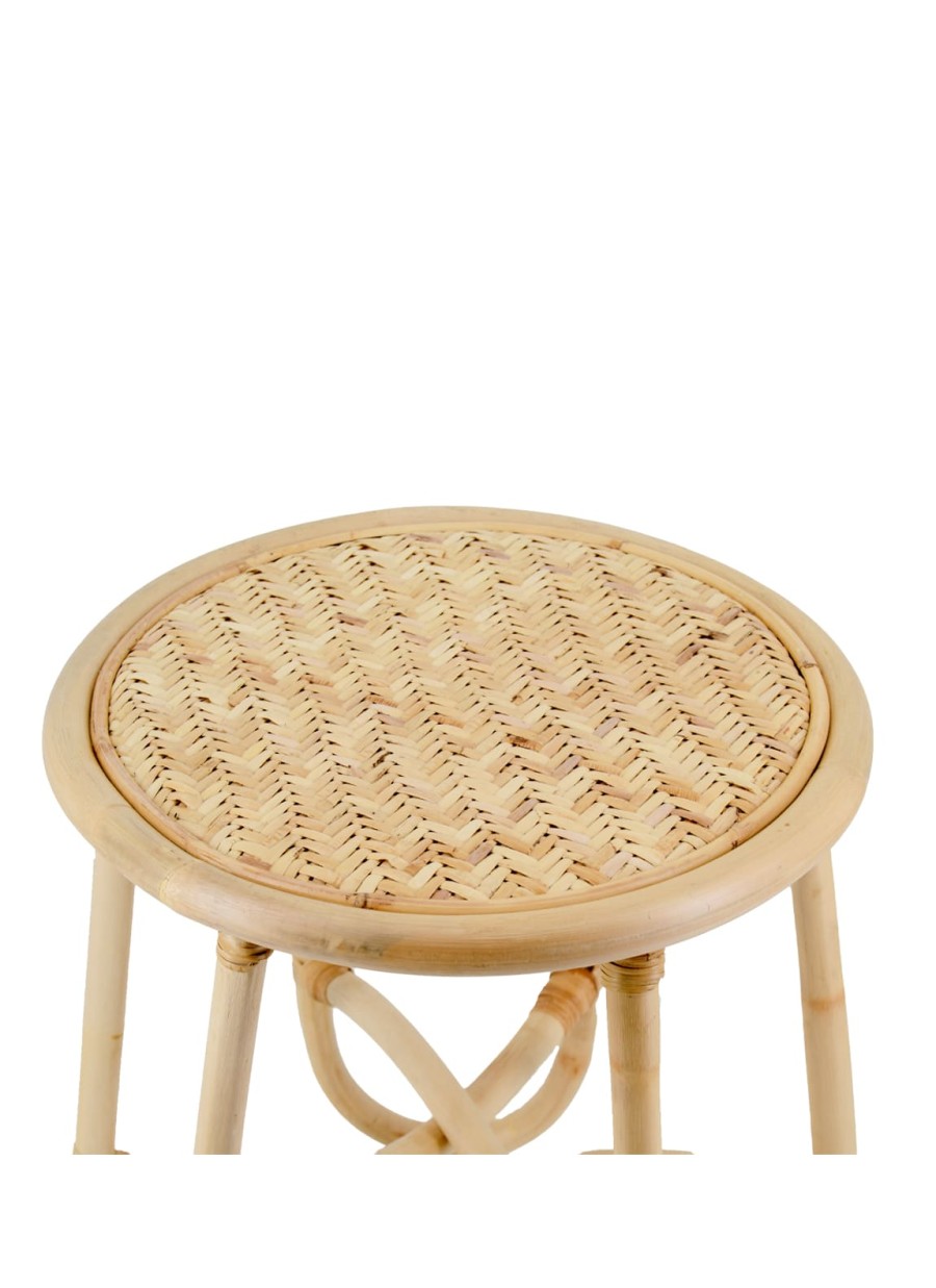 Mesa Centro Rattan 40Øx45cm