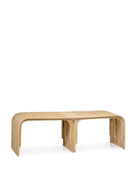 Banco Rattan 130x36x43cm Ref. 1046/6250500Moycor