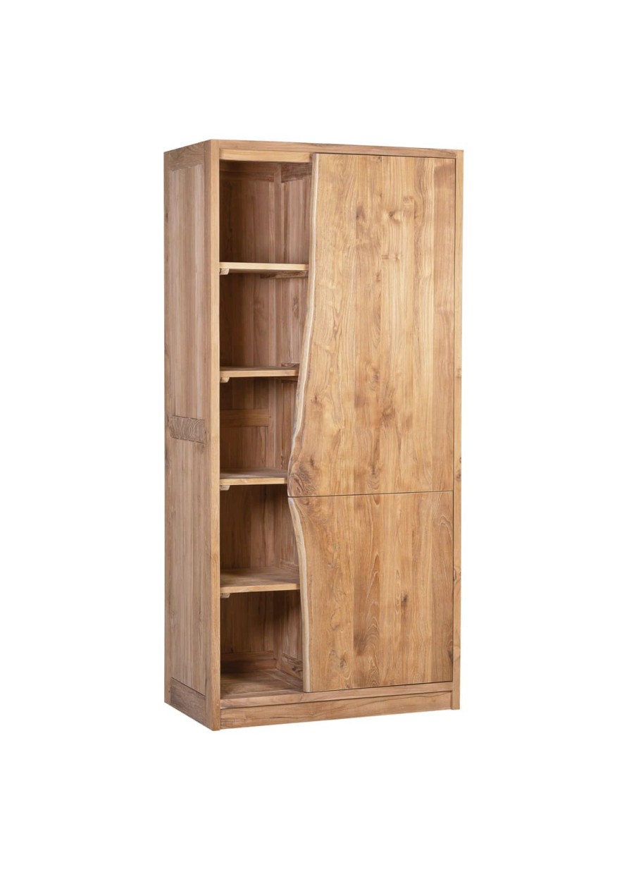 Armario Teka Atlanta 2 Puertas 8 Estantes 90x50x190cm Ref. 1046/6391001Moycor