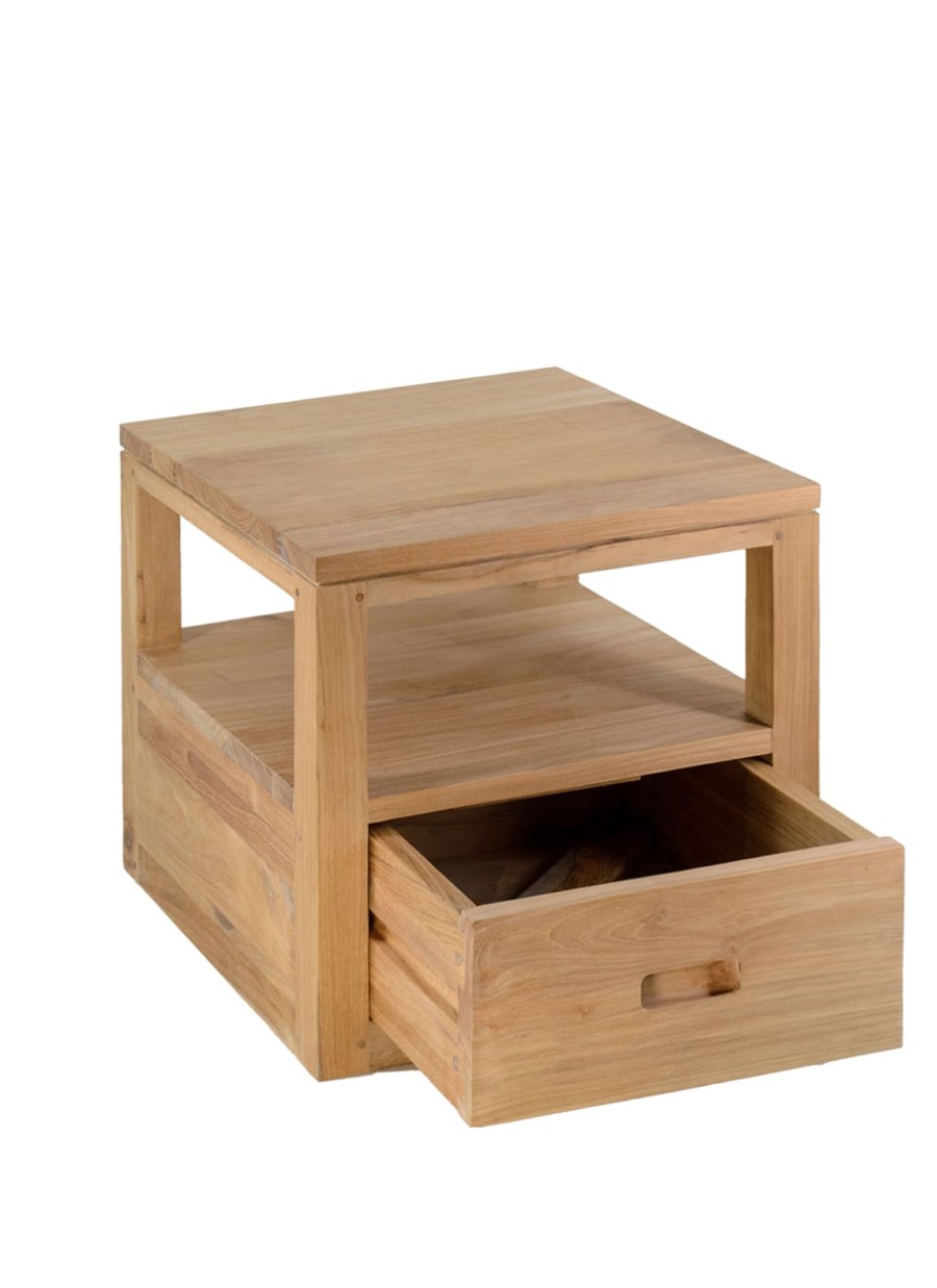 Mesita Flotante Teka Teide 1 Cajón 1...