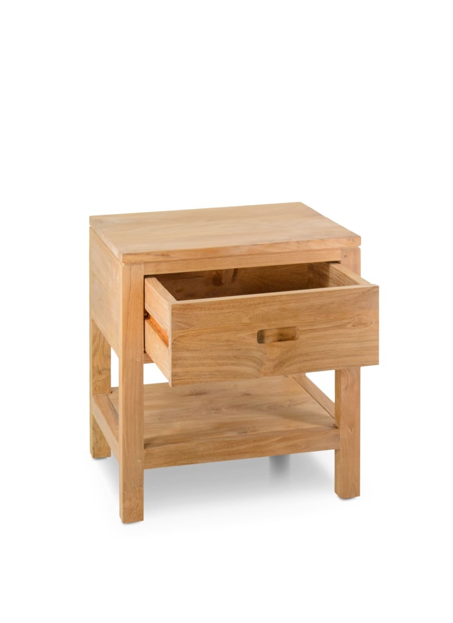 Mesita Teka Teide 1 Cajón 1 Estante...