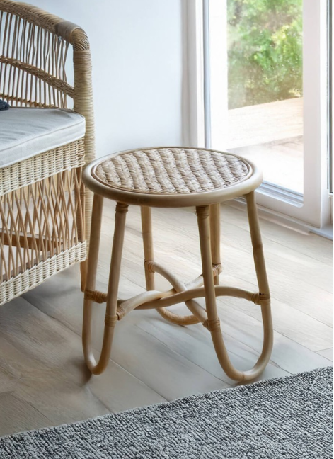 Mesa Centro Rattan 40Øx45cm