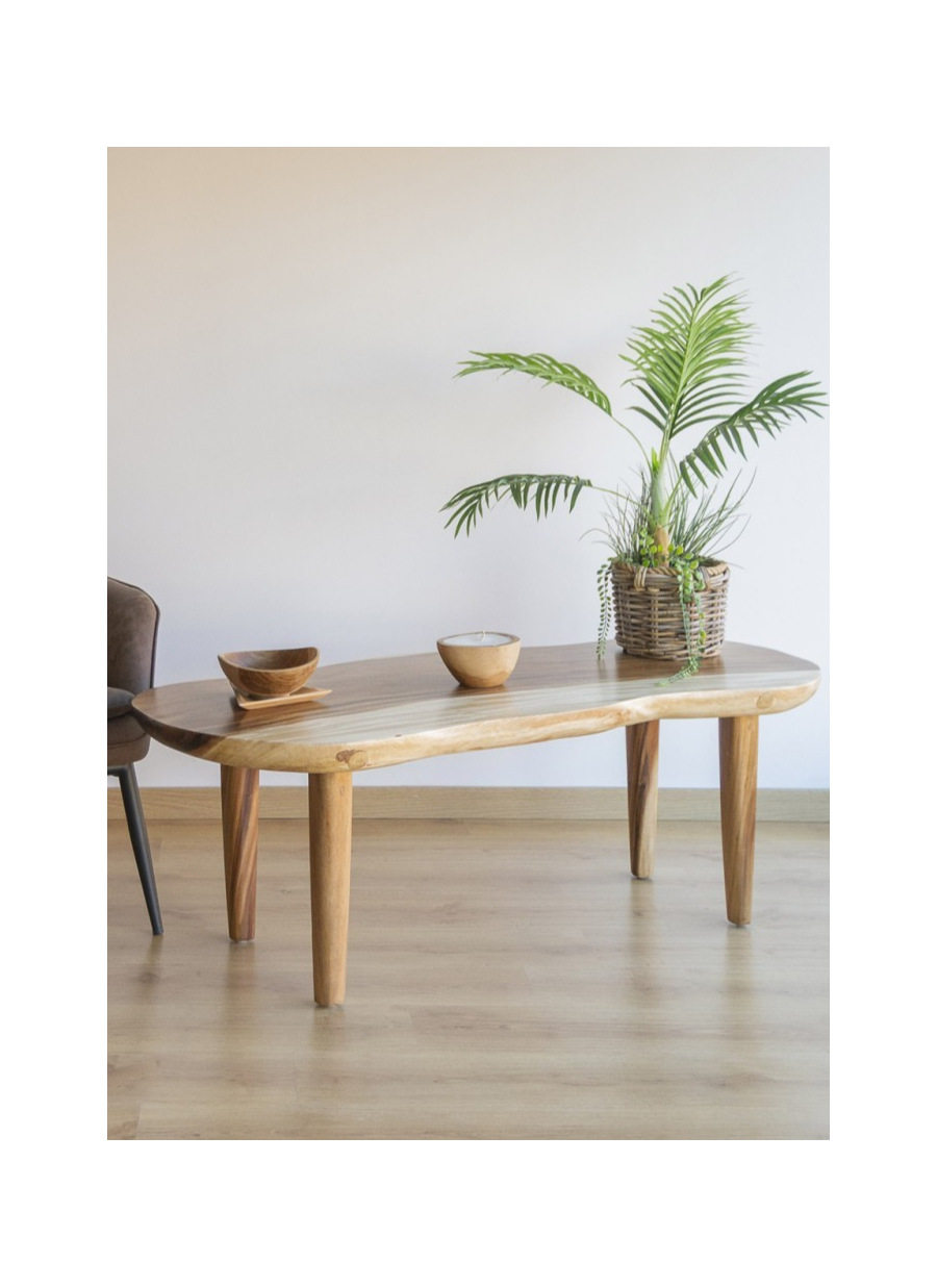 Mesa Centro Irregular Suar 130x50x45cm
