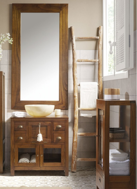 Vitrina Star 1 Cajón 1 Puerta 50 x 30 x 100cm