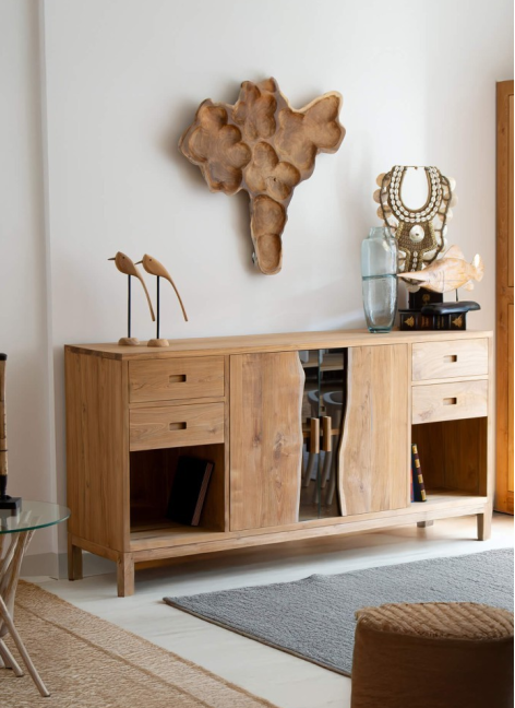 Bufet Teka Atlanta 4 Cajones 2 Puertas 170x45x85