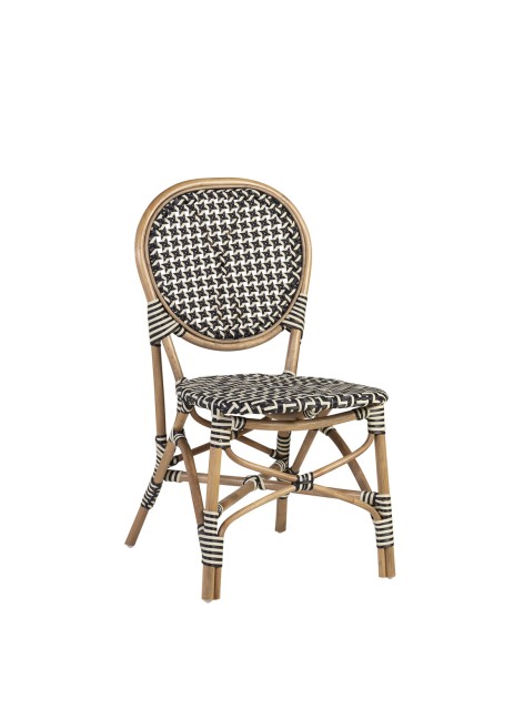 Silla Bistro Negra 52x56x92cm 2