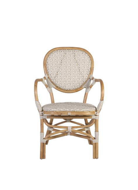 Sillón Bistro Blanco 60x62x94cm 2