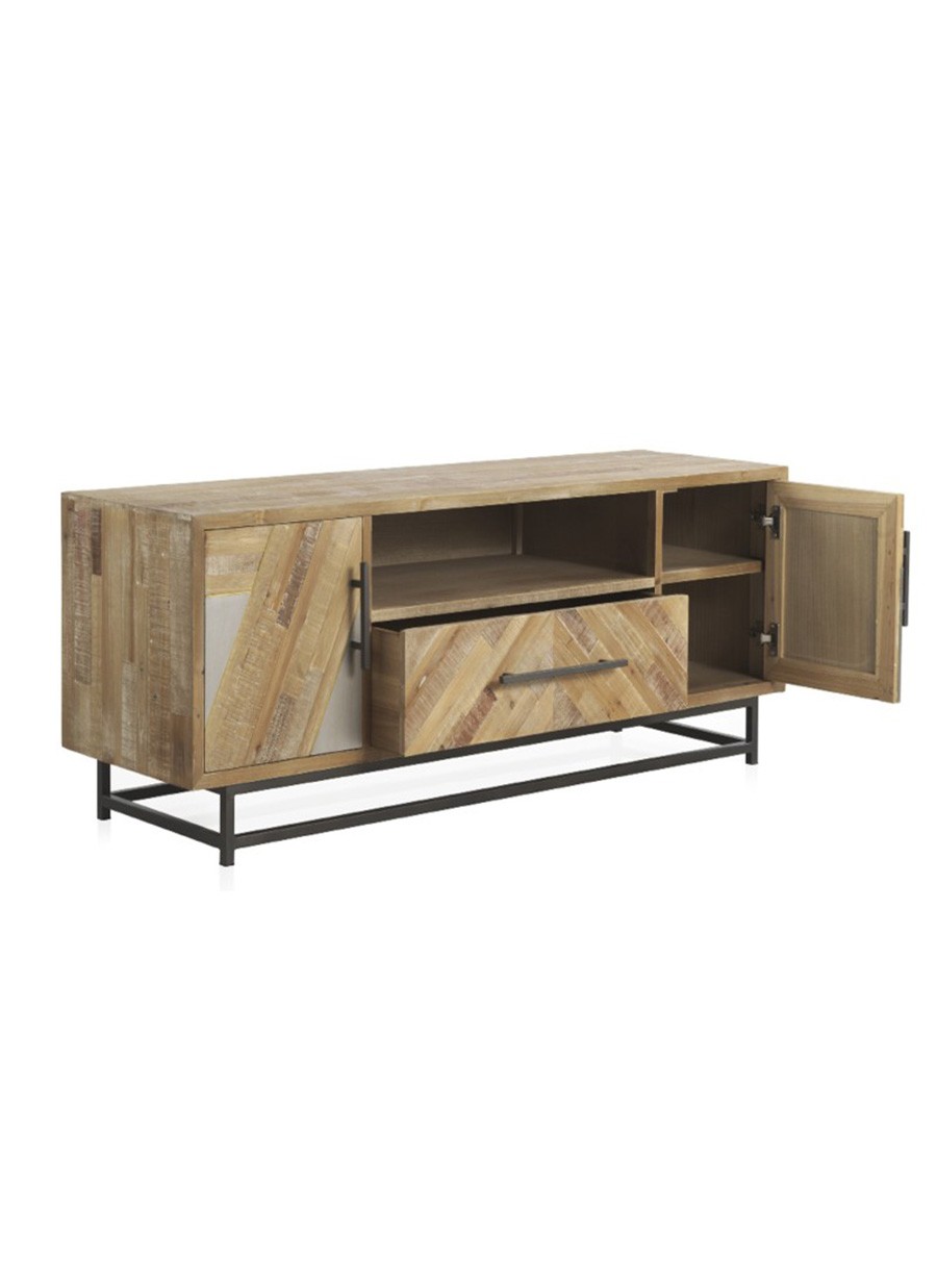 Mueble TV Line Madera Abeto 150x47x57 cm