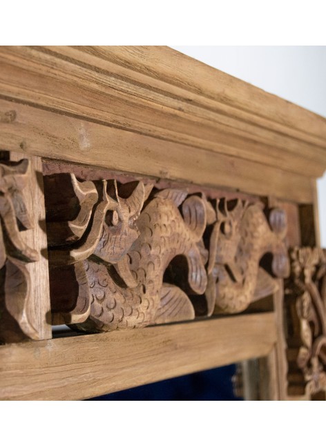 Espejo Merida Teka Reciclada Grande 150x9x162 cm 2