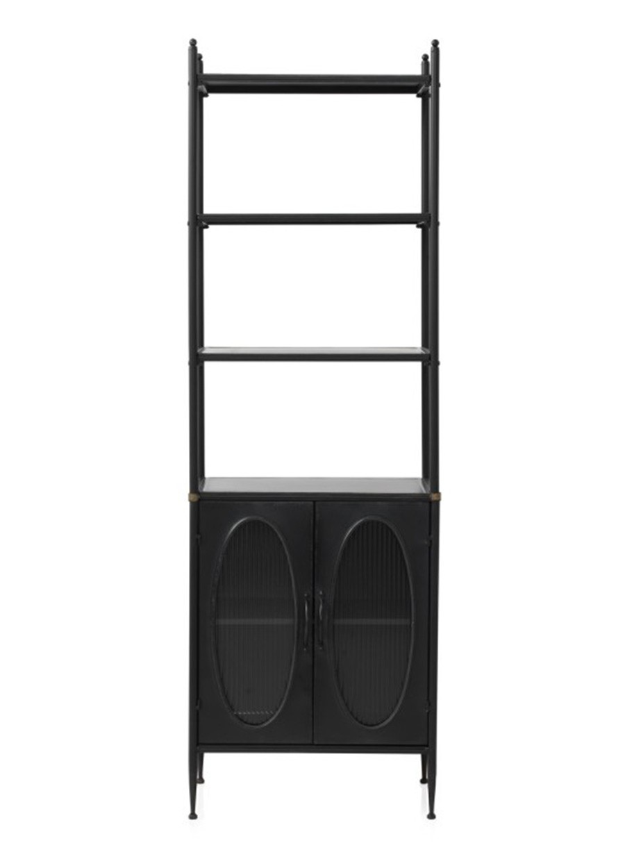 Estantería Lofi Metal Negro 60x39x190 cm