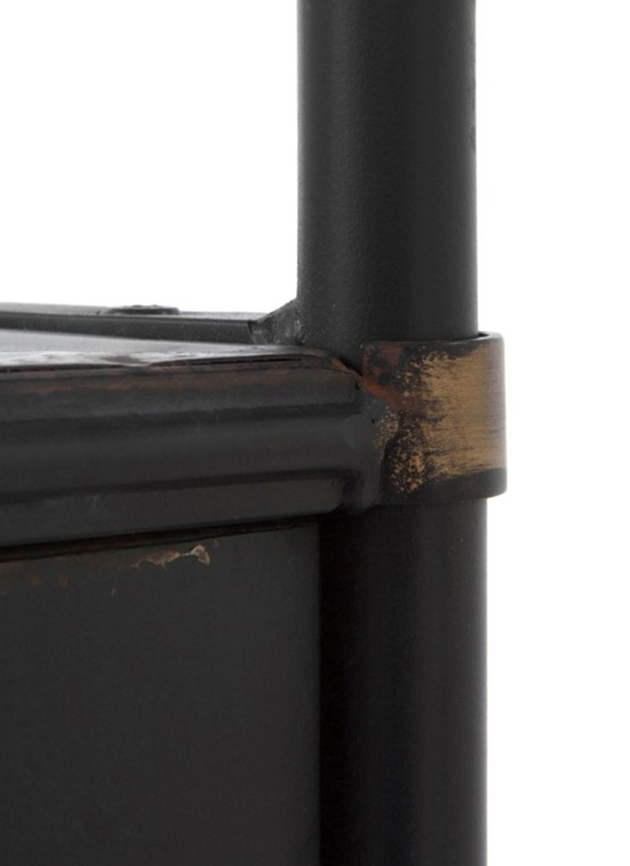 Estantería Lofi Metal Negro 60x39x190 cm