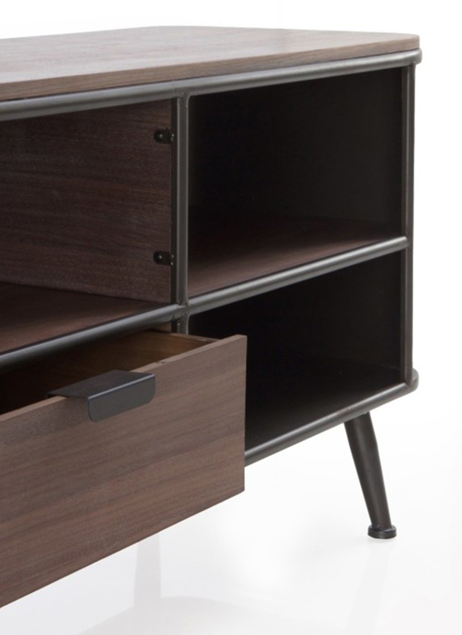 Mueble Tv Alana Madera y Metal...