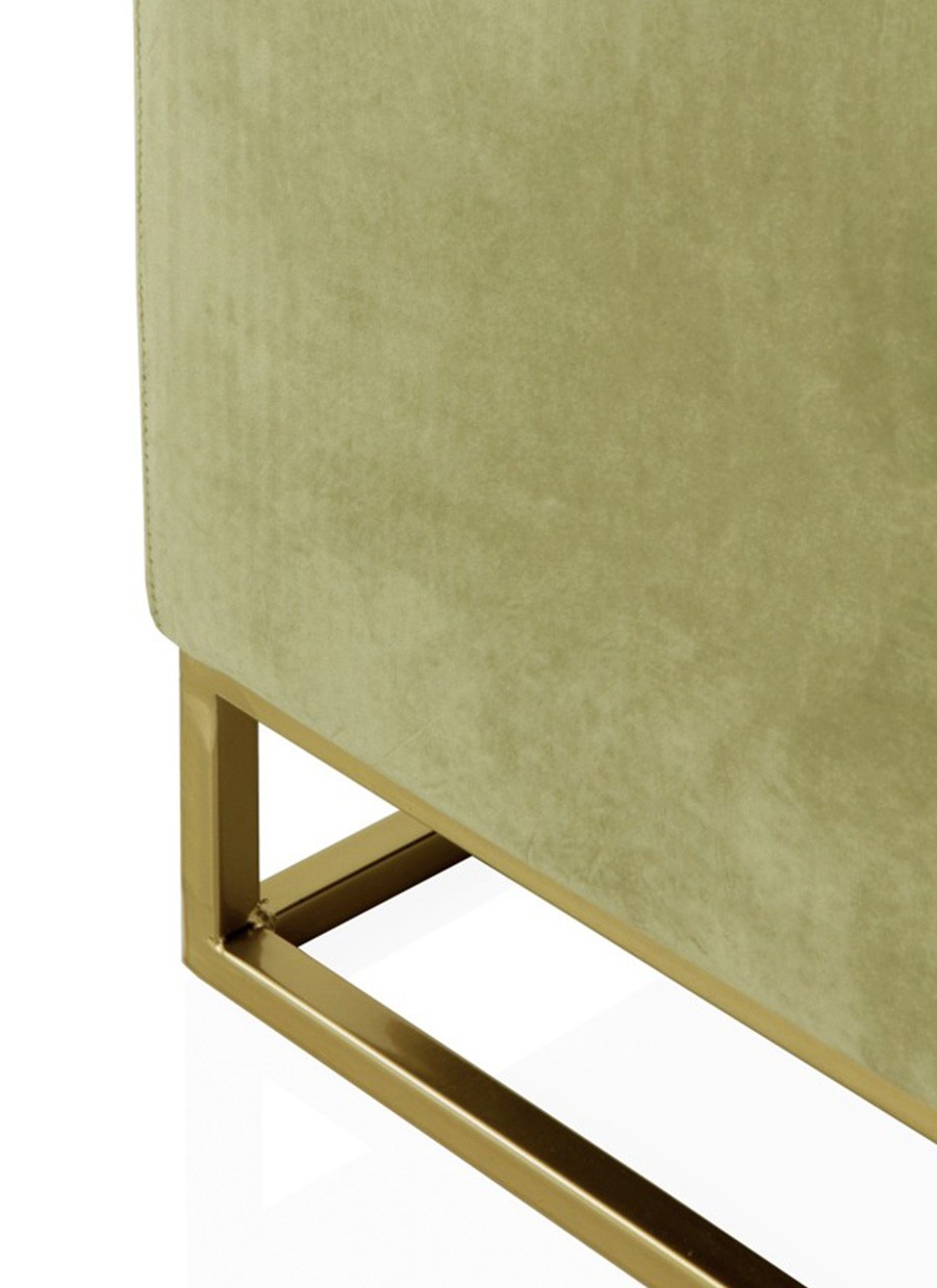 Banqueta Velvet Terciopelo 90x38x44 cm