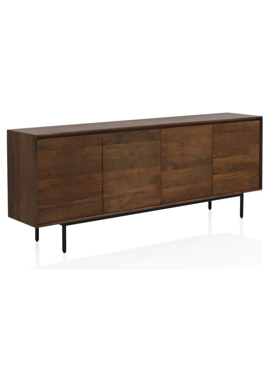 Aparador Luxem Mango 200x40x80 cm