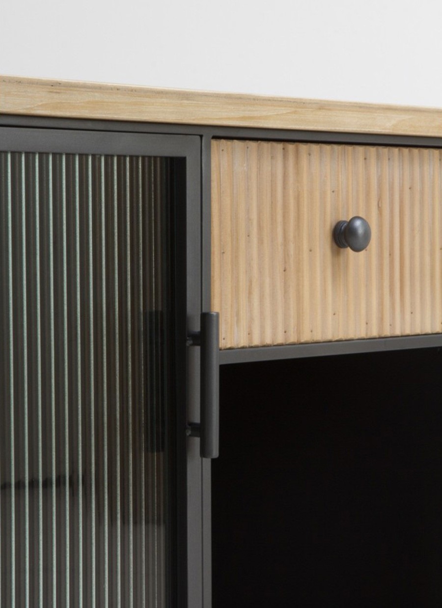 Aparador Madrid de Metal 148x35x81cm