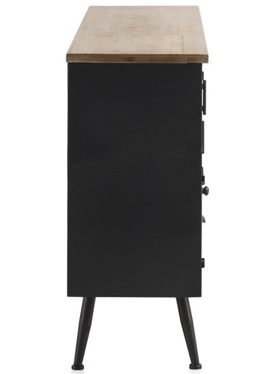 Aparador Madrid de Metal 148x35x81cm