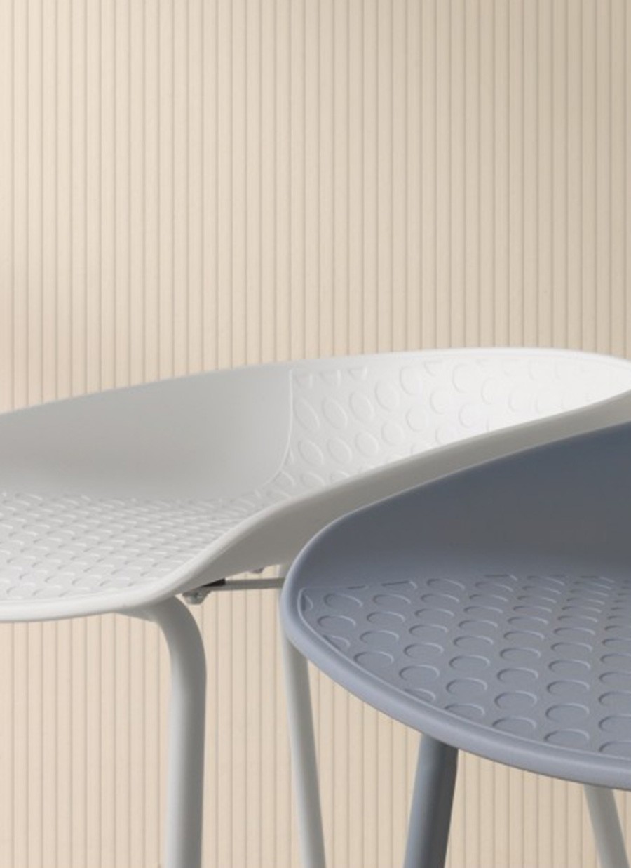 Pack 2 Taburetes Lina Blanco 43x42x84 cm