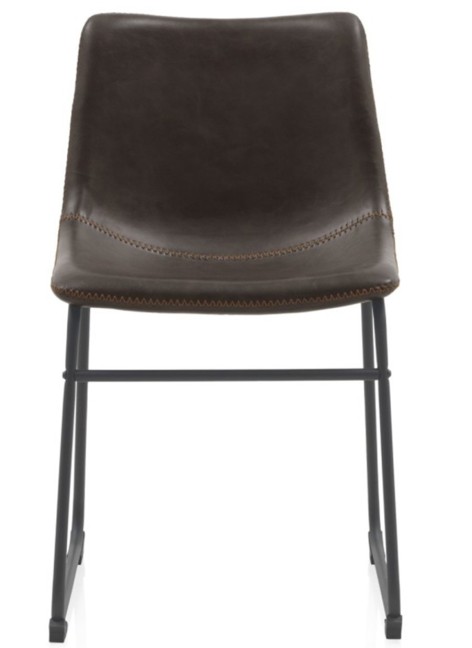 Silla Vilma Tapizada Marrón... 2