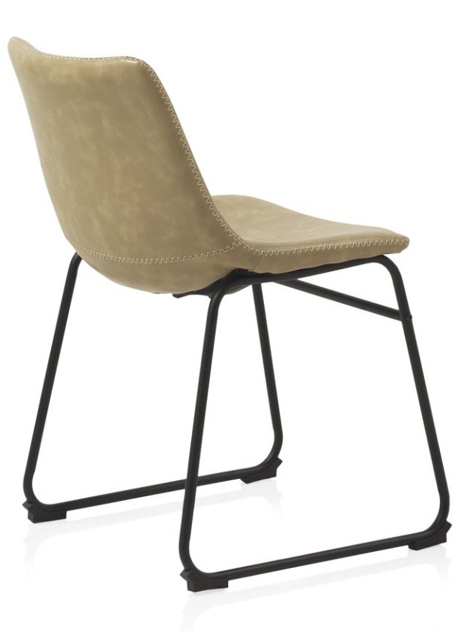 Pack 4 Sillas Vilma Crema 47x50x77 cm