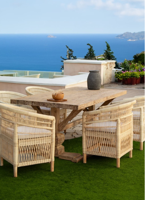 Sillón Rattan Natural Con...