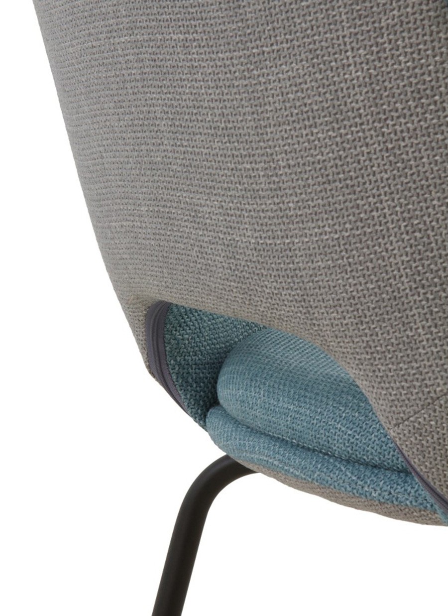 Pack 4 Sillas Dors Azul/Gris...