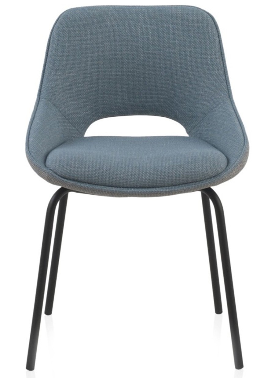 Silla Tapizada Dors Azul/Gris...