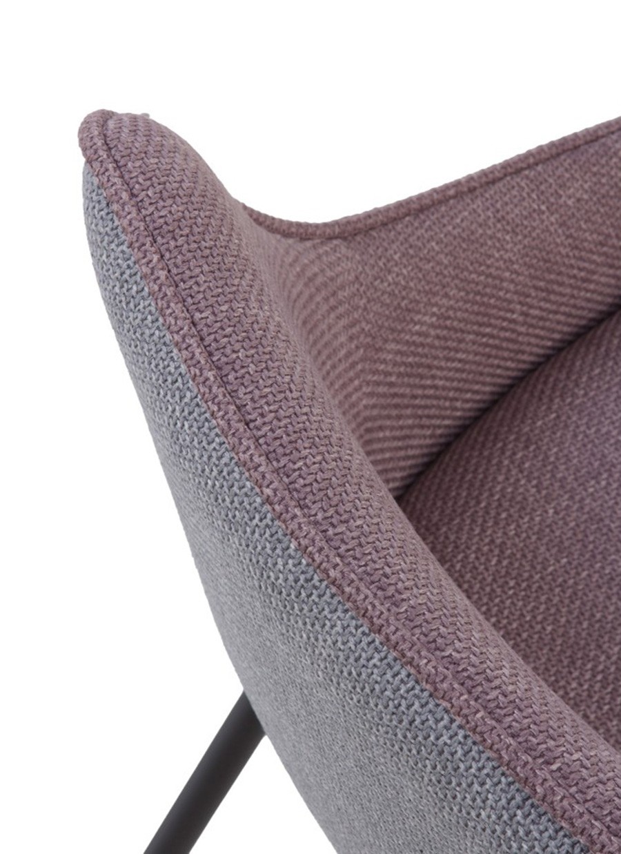 Silla Tapizada Dors Granate/Gris...