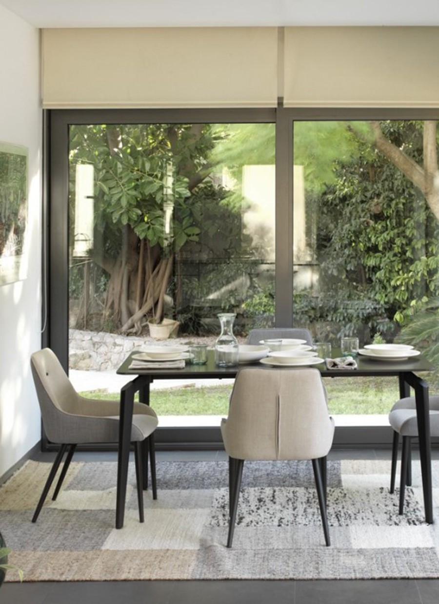 Silla Ingrid Tapizada Beige/Gris...