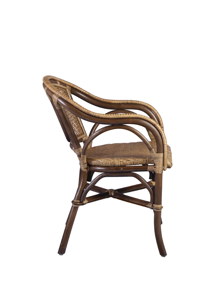 Sillón Bistró Rattan 56x62x80cm