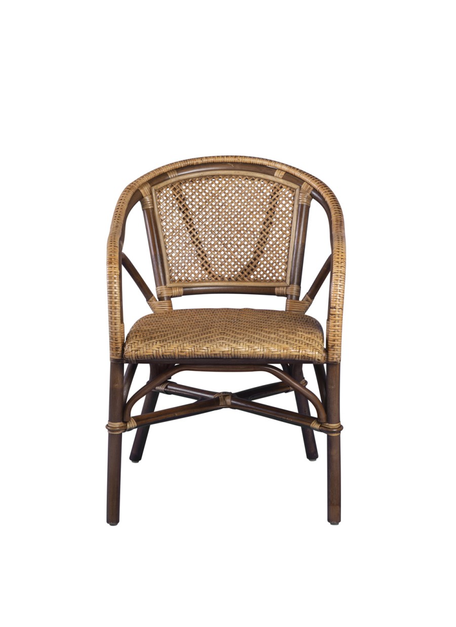 Sillón Bistró Rattan 56x62x80cm